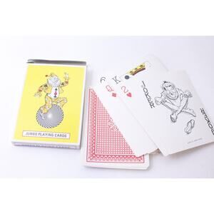 Jumbo Playing Cards, Plastic Coated, Card Deck, Large, Oversized, Family, Fun,